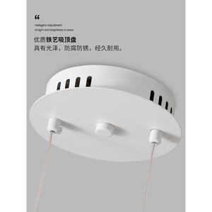 Lustre nuage de style nordique minimaliste moderne, luminaire suspendu de luxe pour les chambres de filles et de garçons, éclairage pour chambre d'enfant - Product Image 4