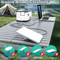Câble adaptateur d'extension 2-en-1 Starlink Mini en gros – Câble Ethernet réseau haute vitesse durable et étanche + câble d'alimentation CC