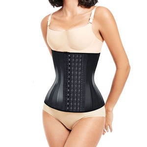 Langqin Plus Corset amincissant en latex givré avec fermeture à agrafes, écologique, respirant, compression à contrôle moyen - Product Image 5