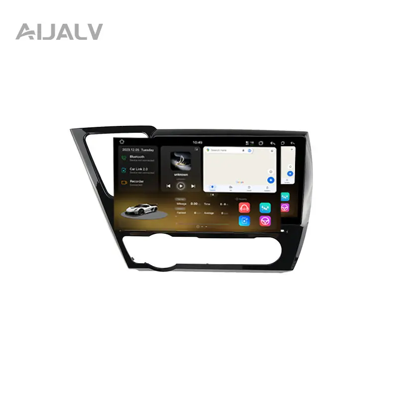 AIJALV Apro 2K Android Auto-Player für HONDA 2014 amerikanische CIVIC 8-Core Auto-DVD Radio Stereo-Player GPS Navigationssystem