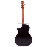 All Solid Acoustic Guitar 40 Inch Thinbody Florentine Cutaway Bear Claw Spruce Walnut Acoustic Guitar High End Guitar