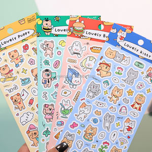 Pegatinas Adhesivas Decorativas para Móviles y Computadoras de la Serie Nekoni Classic <span class=keywords><strong>Manga</strong></span> Office Bear Milk Rabbit - Product Image 2