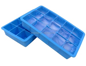 Hot bán 15 khoang Silicone Ice Cube Maker, 2 Gói BPA miễn phí, 1 inch Cubes - Product Image 4