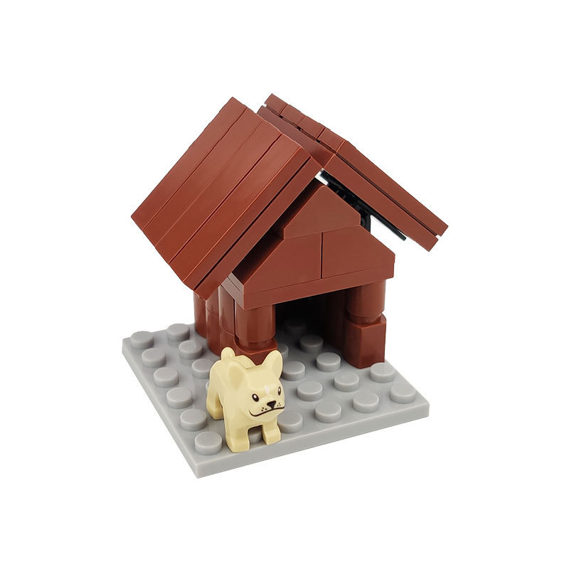 Mini dog house 1 fighting dog-with drawings