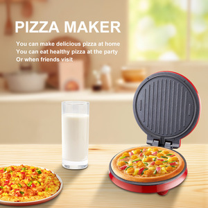 Plancha eléctrica para pizza, antiadherente, con calentamiento de doble cara, para uso doméstico y en fiestas. - Product Image 1