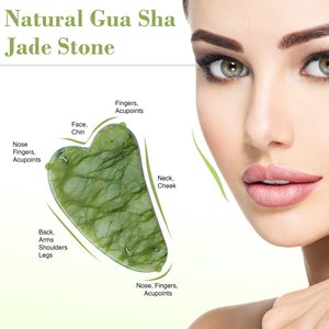 Bestseller Angepasstes Logo Grüner Jade Gesichtsroller Natürlicher Stein Gesichtsmassagegerät OEM Marke LRYS Modell Geschenk - Product Image 6