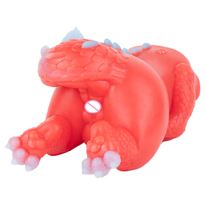 GEEBA Fantasy Red Dragon Male <b>Masturbator</b> Silicone Adult Men's Onahole Pocket Pussy Realistic Vagina Stroker Men Sex Toys - Product Image 2
