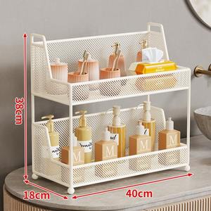 Étagère de rangement multi-niveaux blanche tendance moderne en gros pour les collations et les bijoux - Product Image 6