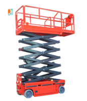 Plateforme élévatrice à ciseaux autopropulsée portable de 1000 kg, plateforme élévatrice hydraulique mobile pour les tâches de maintenance en intérieur