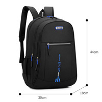 Sac à dos pour ordinateur portable 15,6 pouces en polyester Oxford imperméable et durable avec coussin d'air, idéal pour les voyages, l'université, les étudiants, les hommes d'affaires
