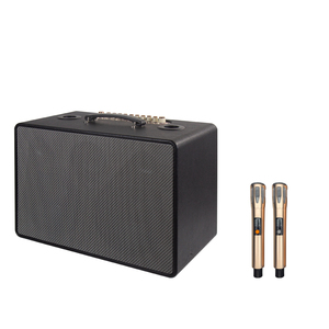 Altavoz Portátil Retro de Cuero y Madera con 3 Vías de Audio, 120W, Compatible con Micrófono, <span class=keywords><strong>Karaoke</strong></span>, TWS, <span class=keywords><strong>USB</strong></span>, FM, AUX, Función PA999 - Product Image 5