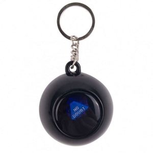 Custom Personalized Magic 8 Ball Toy Mini Prophecy Fortune Telling Keychain Made of Durable ABS Material - Product Image 3