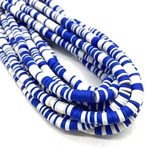 6Mm Hỗn Hợp Màu Xanh Trắng Thông Tư Đất Sét <span class=keywords><strong>Polymer</strong></span> Tự Làm Handmade Vòng Cổ Vòng Tay Thủ Công Mỹ Nghệ Phụ Kiện Sản Xuất Đồ Trang Sức - Product Image 2