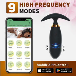 YAQU الكهربائية القابلة لإعادة الشحن تهتز المكونات بعقب لعبة الجنس الشرجي للنساء البالغات - Product Image 4