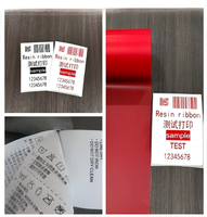 Cintas de Impresora TTR TTO para Códigos de Barras de Fábrica, Impresión de Alta Definición, Resina PET Premium, 110 mm x 450 m, Transferencia Térmica, Compatible con RoHS