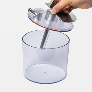 Cachimba de Acrílico Transparente Moderna de Alta Calidad, Diseño 2026, Personalizada, con una Sola Manguera de Silicona - Product Image 3