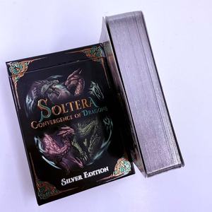 Tùy chỉnh sang trọng bạc Poker Set với High end in logo và thanh lịch bao bì carton - Product Image 6