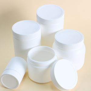 Tarro de plástico HDPE de 250ml de fábrica para contenedor de energía con tapones de rosca - Product Image 1
