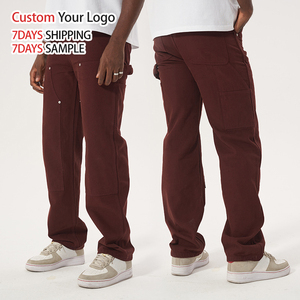 กางเกงยีนส์แฟชั่นคุณภาพสูงขายส่ง กางเกงทรงฮาเร็มสไตล์วินเทจสตรีทแวร์ ดีไซน์เนอร์ กางเกงลำลองทรงหลวม น้ำหนักเบา ระดับกลาง - Product Image 3