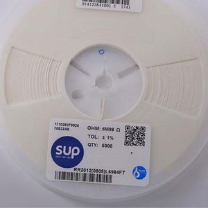 Factory Direct RR2012 0805L6984FT 0805 2012 Resistors Chip Resistors SMD Resistors 6.98Mohm 1% 1/8W Thick Film Resistor - Product Image 1