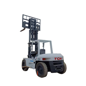 <b>Second</b> <b>Hand</b> Used TCM FD100 Diesel Forklift with Hydraulic Side Shifter and Solid Tire-Hot Sale - Product Image 1