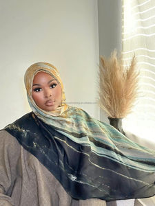 Neuestes Design Gedruckter Modal schal Atmungsaktiver Bambus gewebter Modal schal Hijab Muslim Women Shawl - Product Image 3