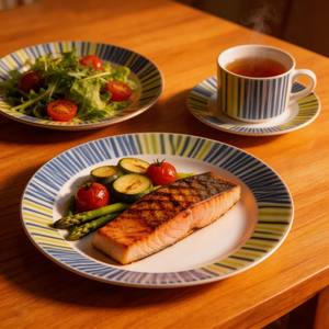 Services de table en porcelaine fine Harvit, design moderne, bordure de différentes formes, <span class=keywords><strong>vaisselle</strong></span> en céramique décorée pour - Product Image 6