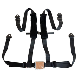 Cinturón de Seguridad para Automóvil TIYPEOR Premium, Personalizado con Logotipo, Negro, Manual, de Poliéster, Ancho de 2 Pulgadas, de <span class=keywords><strong>Cuatro</strong></span> <span class=keywords><strong>Puntos</strong></span> - Product Image 2