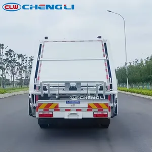 รถบรรทุกไฟฟ้า CLW 13cbm 18T รถบดอัดที่มีระบบชาร์จที่รวดเร็วสำหรับสุขาภิบาลในเขตเทศบาล - Product Image 2