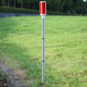 Outdoor Solar Warning <b>Light</b> <b>Pole</b> With Reflective Sheeting Aluminum Frame Led Flashing Ground Mount Traffic Safety Signal Lamp - Product Image 1