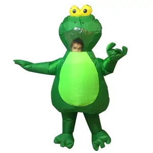 Toptan şişme kostüm kurbağa reklam şişme bez Cosplay özelleştirilmiş kostüm su geçirmez sıcak satış