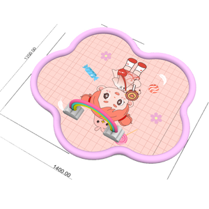 Piscina Inflable Grande Personalizada con Forma de Flor y Arcoíris para Parque Acuático Infantil - Disponible a Bajo Precio - Product Image 6