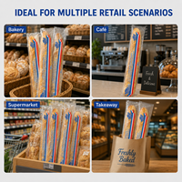 Sacs BOPP transparents personnalisés avec micro-perforations, imprimés en héliogravure, thermoscellables pour l'emballage des légumes et des fruits