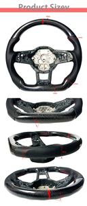 <span class=keywords><strong>Volant</strong></span> sportif en cuir en fibre de carbone sur mesure pour Volkswagen VW Golf 6 7 MK6 MK7 MK8 GTI <span class=keywords><strong>R</strong></span>-<span class=keywords><strong>Line</strong></span> Modification - Product Image 4
