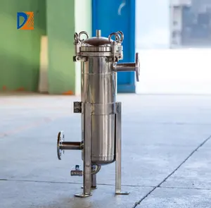 Wasser filtration Maschinen beutel Filter gehäuse Edelstahl Flüssigkeits filter Filtrat Kleine Partikel in Flüssigkeit 40 M3/h 250L ~ 10000L