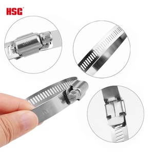 Accesorios de soporte de tubo de pezón de poste de tubo grande ajustable de palanca de acero inoxidable para carpintería abrazadera de manguera de tipo americano - Product Image 6