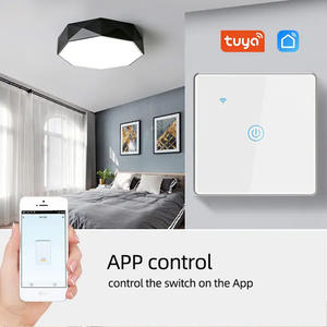LangYeao EU UK 1/2/Gang Matter Smart Switch Hochwertiger Metallrahmen Kein Neutral draht Alexa Voice Control für Smart Home - Product Image 5