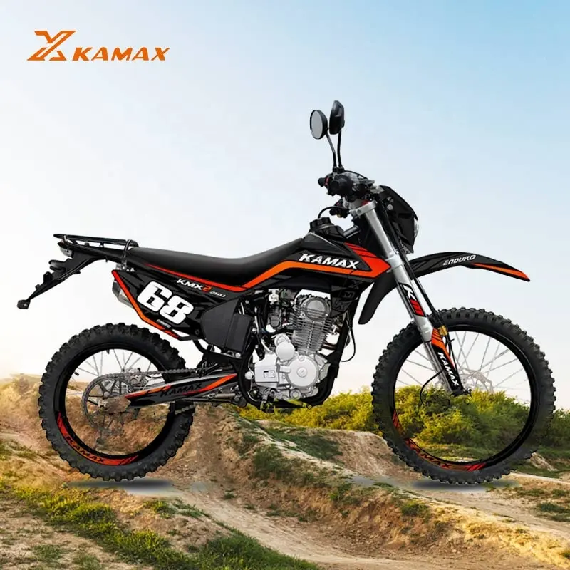 KAMAX nuovo Design 4 tempi moto a Gas 250cc Dirt Bike adulto Enduro Motocross con motore Zongshen