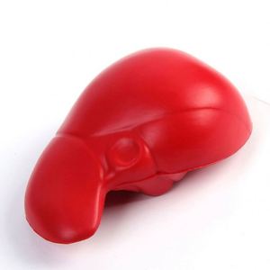 Balle anti-stress en mousse PU médicale en forme de foie avec logo personnalisé, cadeau promotionnel, jouet pour soulager le stress, jouet à presser en forme d'organe humain - Product Image 4