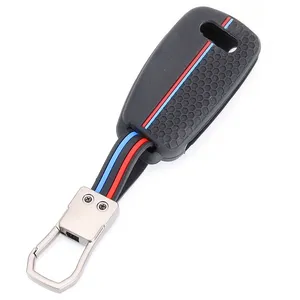 <span class=keywords><strong>Coque</strong></span> de protection en silicone pour <span class=keywords><strong>clé</strong></span> de voiture <span class=keywords><strong>Audi</strong></span> A4 B7 A6 C6 4F 8V <span class=keywords><strong>A3</strong></span> <span class=keywords><strong>8P</strong></span> A1 <span class=keywords><strong>A3</strong></span>, accessoires, étui pour <span class=keywords><strong>clé</strong></span> télécommande 3 boutons - Product Image 4