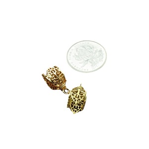 Colgante de Cobre Hueco en Forma de Trompeta 11x21mm, Inalterable al Color, Suministros para Manualidades DIY - Product Image 5
