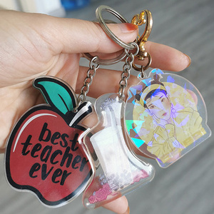 Llavero de acrílico troquelado personalizado sin mínimo, diseño de logotipo gratis, barato, estilo anime/dibujos animados, de metal, plástico o aleación. - Product Image 6