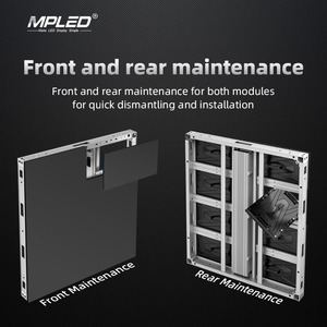 Mled ngoài trời LED màn hình quảng cáo dễ dàng để loại bỏ và cài đặt độ nét cao p2.85 P4 p6.25 LED hiển thị video tường giá - Product Image 3