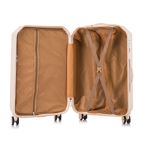 Valise à roulettes ABS PC de luxe nouveau style unisexe ensembles de valises rigides durables en gros