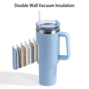 Vaso Personalizado Reutilizable, Termo con Pajita, Termos de Acero Inoxidable de 40 oz, Vaso Aislado, Taza de Viaje para Autos - Product Image 3