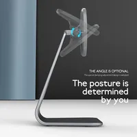 Support magnétique pour téléphone et tablette, support de bureau en aluminium pour iPhone, iPad, Samsung, Huawei