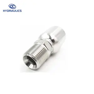 43 series npt male one pieces hose fittings ss hydraulic fittings