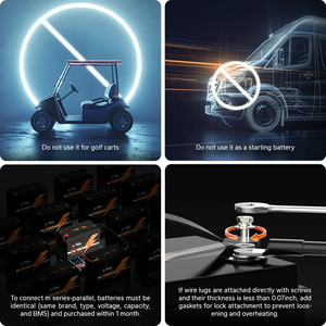 LiTime 12V 200Ah 플러스 자체 발열 LiFePO4 배터리 150W 가열 패드 200A BMS 미국 EU AU JP CA 재고 리튬 이온 배터리 팩 - Product Image 6