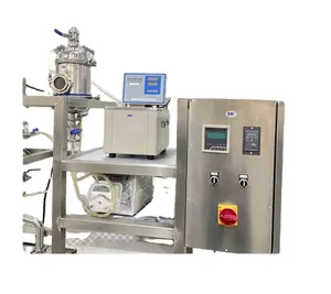 Máquina de destilación Molecular de película limpia fina, de corto alcance continuo, de acero inoxidable