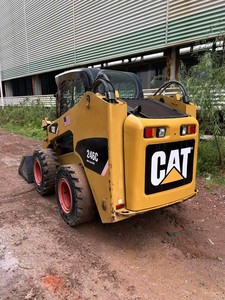 รถตักล้อยางมือสอง Caterpillar CAT 246C MINI Skid Steer Loader ปั๊มไฮดรอลิก KYB มือสอง เครื่องยนต์ดีเซล Cummins ได้รับการรับรองมาตรฐาน CE - Product Image 2